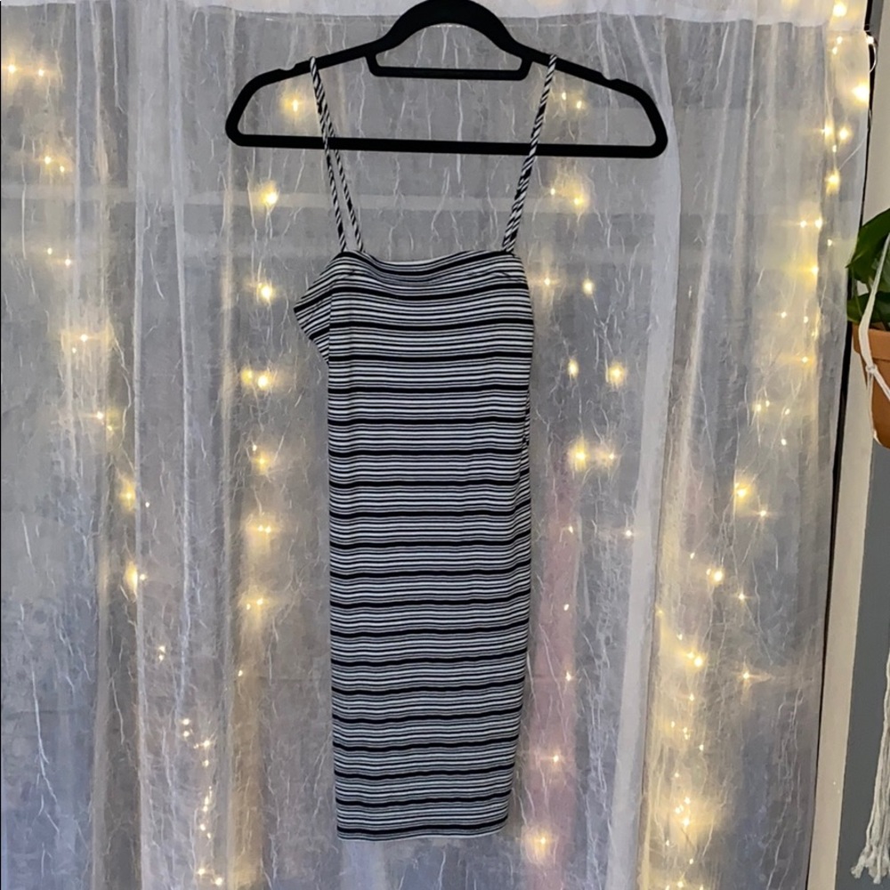 perfect condition striped mini dress